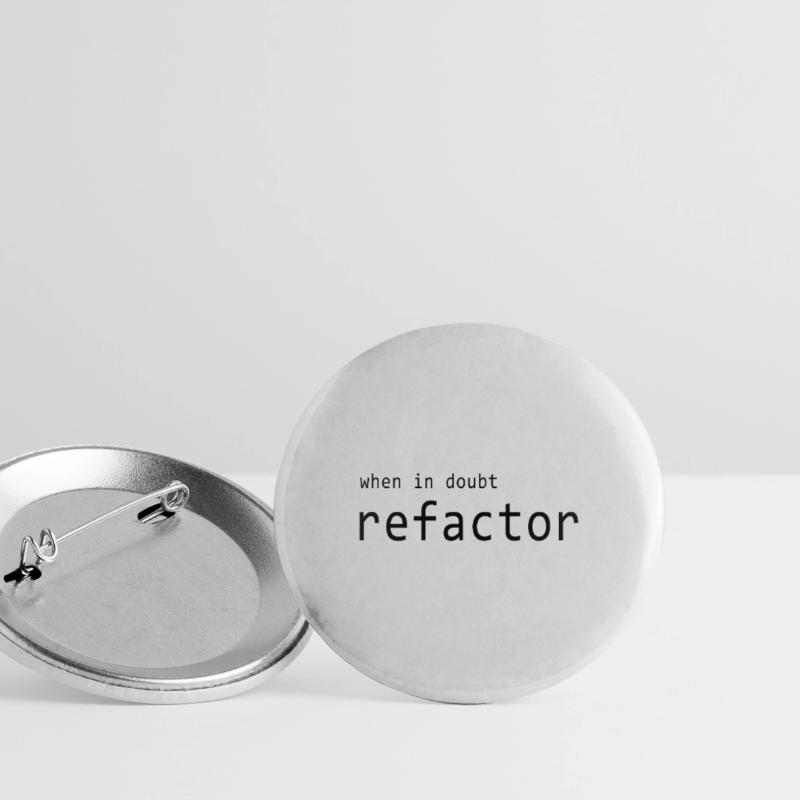 Programmer - refactor code Buttons large 2.2''/56 mm (5-pack)