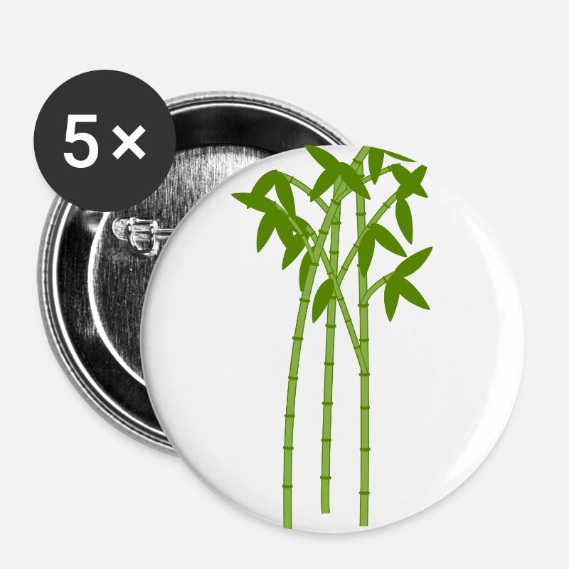 bamboo - Buttons large 2.2''/56 mm (5-pack) - white
