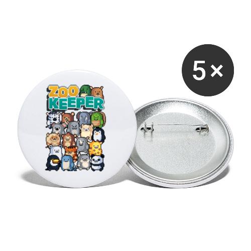 ZooKeeper Full House - Buttons large 2.2''/56 mm (5-pack)