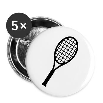 tennis - Buttons large 2.2''/56 mm (5-pack) - white - Front