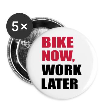 motorcycle - Buttons large 2.2''/56 mm (5-pack) - white - Front