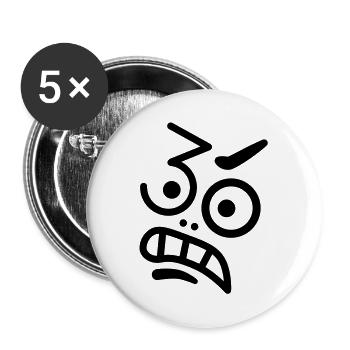 Ups, 30 years! - Buttons large 2.2''/56 mm (5-pack) - white - Front