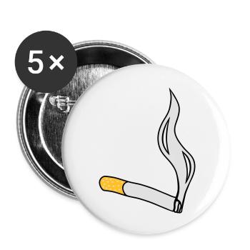 cigarette - Buttons large 2.2''/56 mm (5-pack) - white - Front