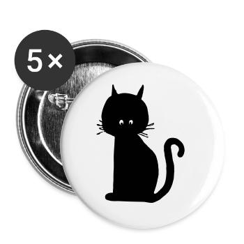 shimmer - Buttons large 2.2''/56 mm (5-pack) - white - Front