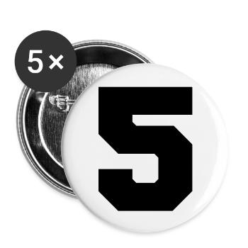 untitled5 - Buttons groß 56 mm (5er Pack) - Weiß - Vorne