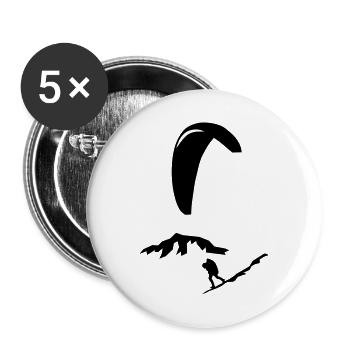 paragliding - Buttons large 2.2''/56 mm (5-pack) - white - Front