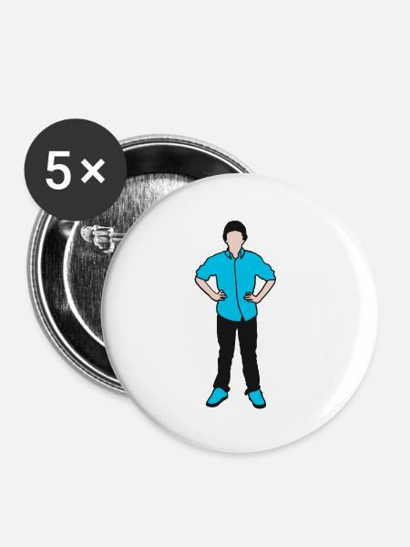 Styler - Buttons groß 56 mm (5er Pack) - Weiß
