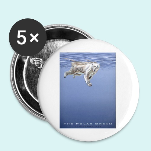The Polar Dream - Buttons large 2.2''/56 mm (5-pack)