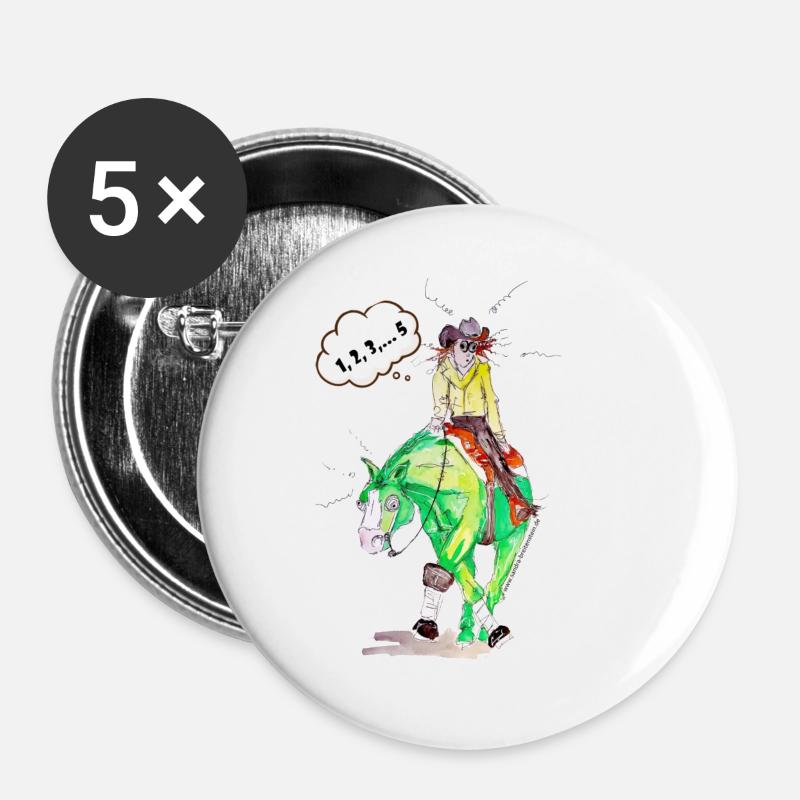 Spin - Buttons large 2.2''/56 mm (5-pack) - white
