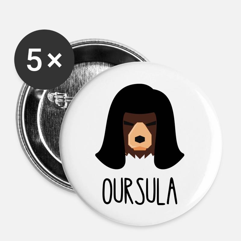 bearula - Buttons large 2.2''/56 mm (5-pack) - white