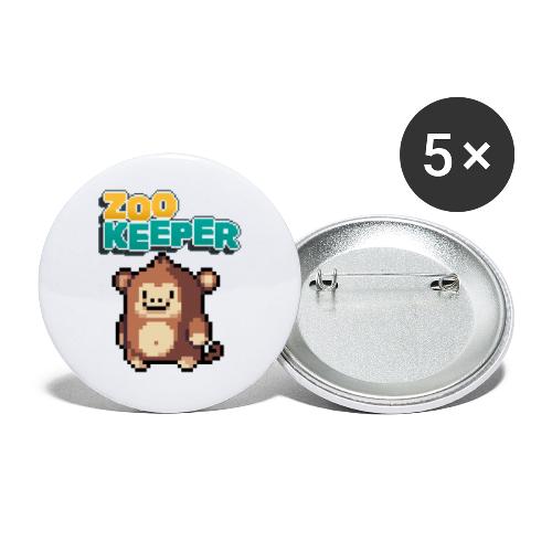 ZooKeeper Gibbon - Buttons large 2.2''/56 mm (5-pack)