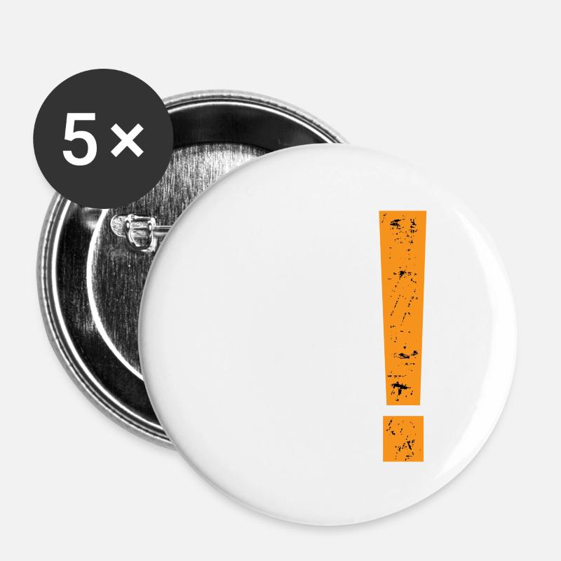 YesYouCan - Buttons large 2.2''/56 mm (5-pack) - white