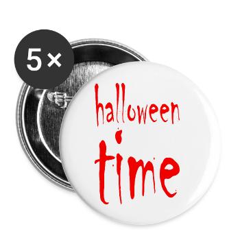 Halloween 3 - Buttons groß 56 mm (5er Pack) - Weiß - Vorne