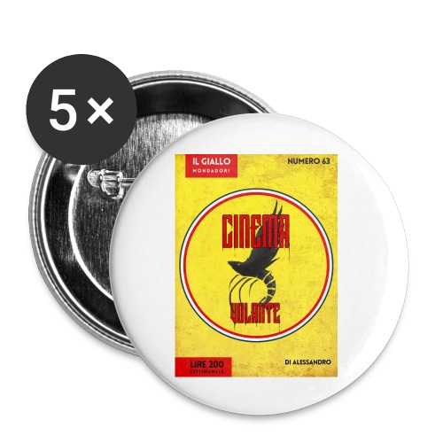 Scampo Giallo libro 2 0 - Buttons groß 56 mm (5er Pack)