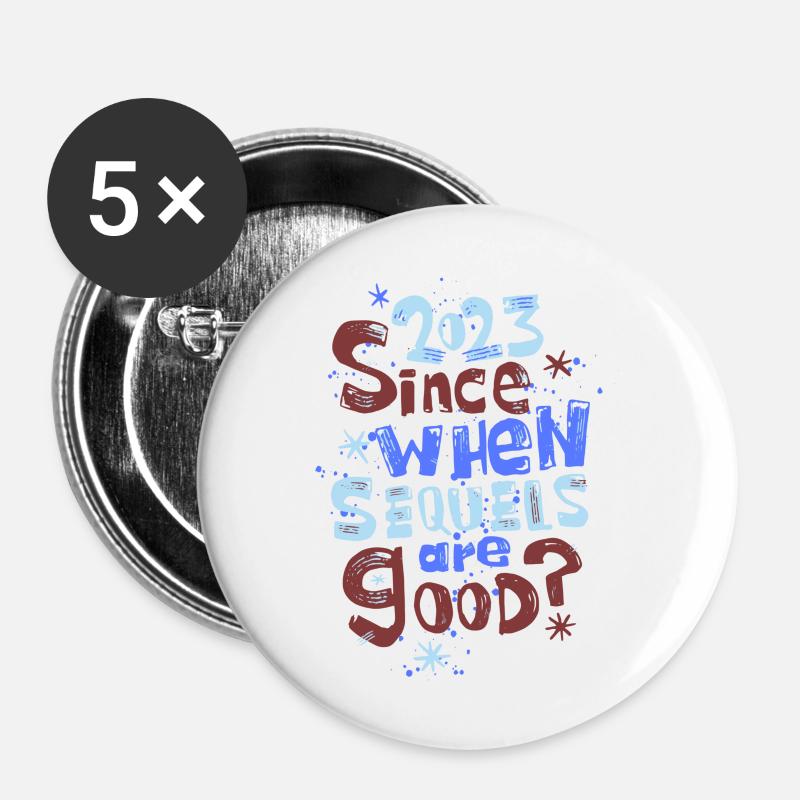 2023 - Buttons large 2.2''/56 mm (5-pack) - white