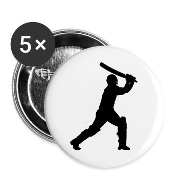 Cricket shadow image - Buttons large 2.2''/56 mm (5-pack) - white - Front