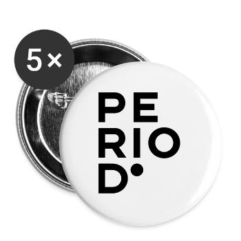 PERIOD. - Buttons large 2.2''/56 mm (5-pack) - white - Front