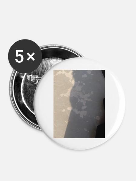 Boden Punkte - Buttons groß 56 mm (5er Pack) - Weiß