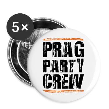 L’équipe de la fête de Prague - Lot de 5 grands badges (56 mm) - blanc - Devant