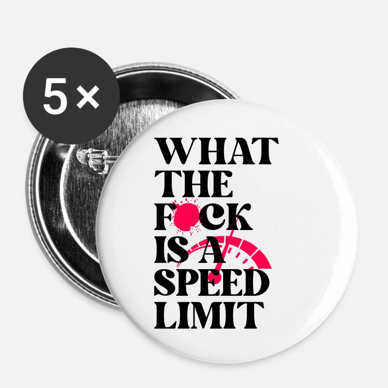 Car - Buttons large 2.2''/56 mm (5-pack) - white