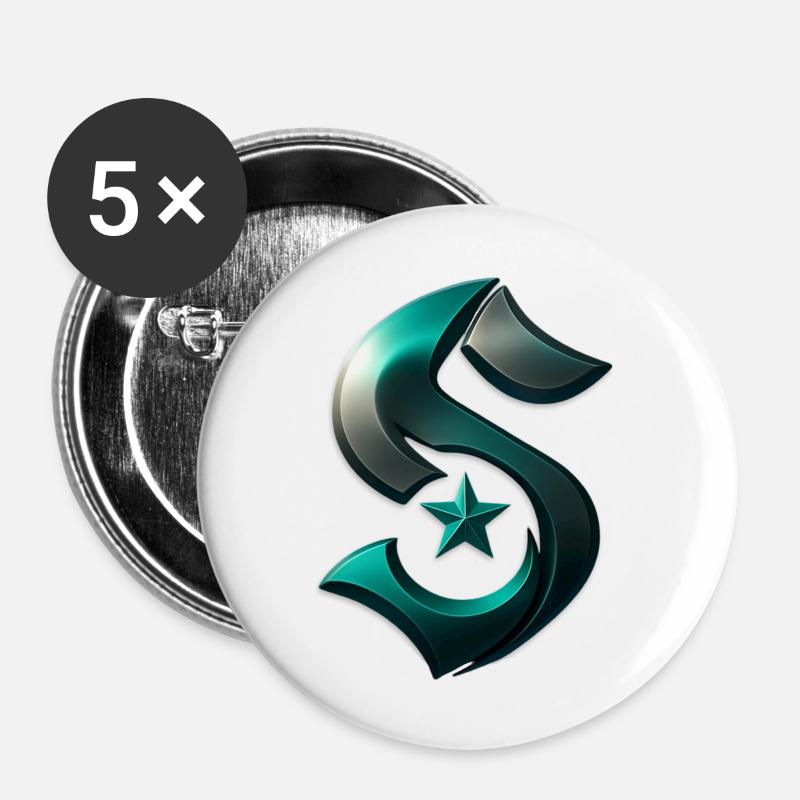 Soltan Original 7 - Buttons large 2.2''/56 mm (5-pack) - white