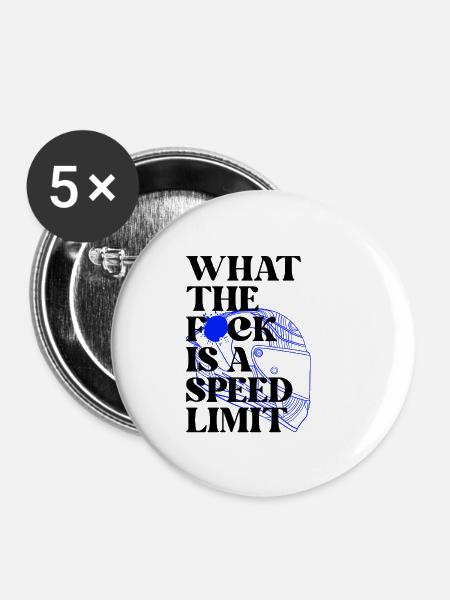 Auto - Buttons groß 56 mm (5er Pack) - Weiß
