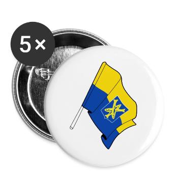 Stolz auf Zandvoort - Buttons groß 56 mm (5er Pack) - Weiß - Vorne