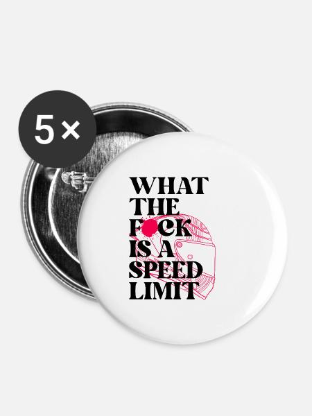 Auto - Buttons groß 56 mm (5er Pack) - Weiß