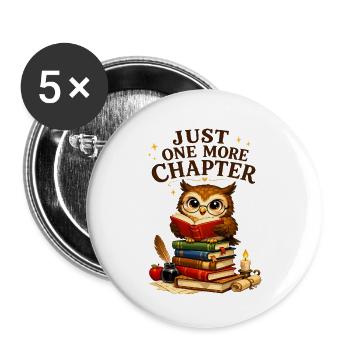 Un chapitre de plus - Lot de 5 grands badges (56 mm) - blanc - Devant