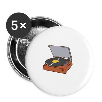 In Soul We Trust - Buttons groß 56 mm (5er Pack) - Weiß - Vorne