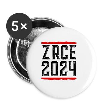 Zrce 2024 - Buttons groß 56 mm (5er Pack) - Weiß - Vorne