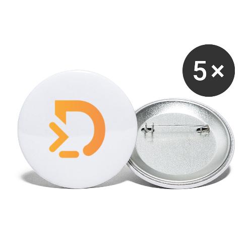 DFTAI D - Buttons groß 56 mm (5er Pack)
