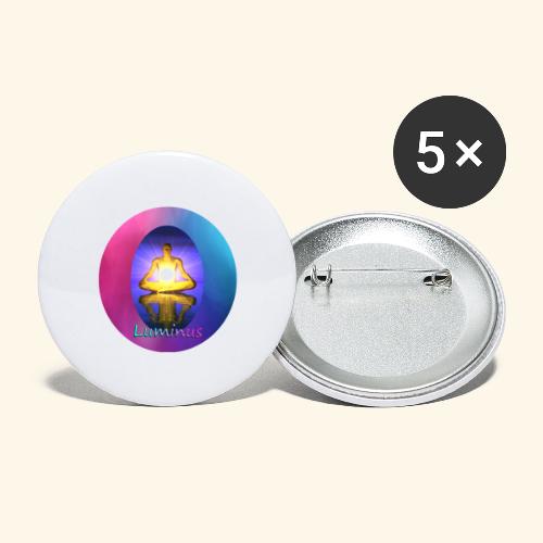 Luminus - Buttons groß 56 mm (5er Pack)