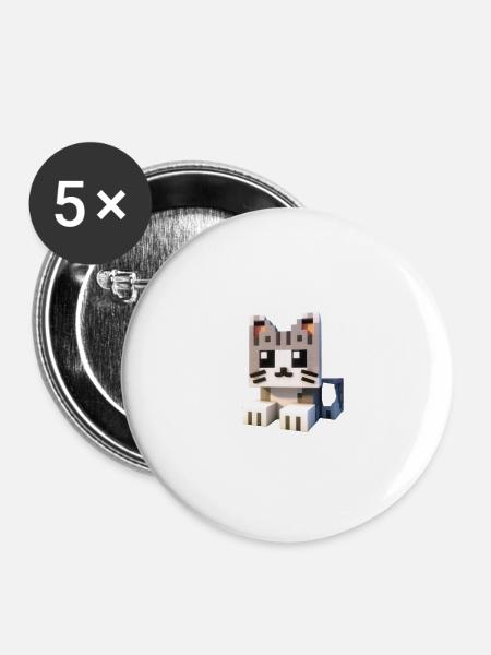 Pixel 2 Chat - Buttons groß 56 mm (5er Pack) - Weiß