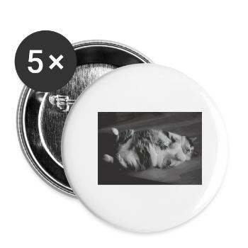 Official Sleep Shirt Cat Pajamas Cat Mom - Buttons large 2.2''/56 mm (5-pack) - white - Front