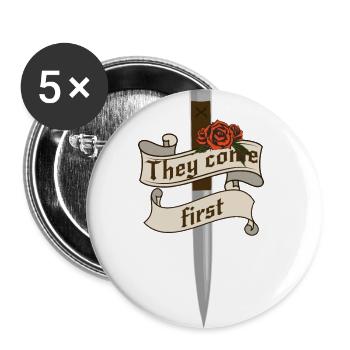 Vampire Academy - Buttons groß 56 mm (5er Pack) - Weiß - Vorne