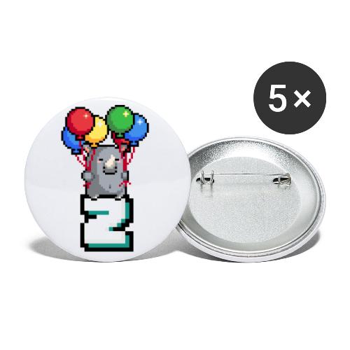 ZooKeeper Liftoff - Buttons large 2.2''/56 mm (5-pack)