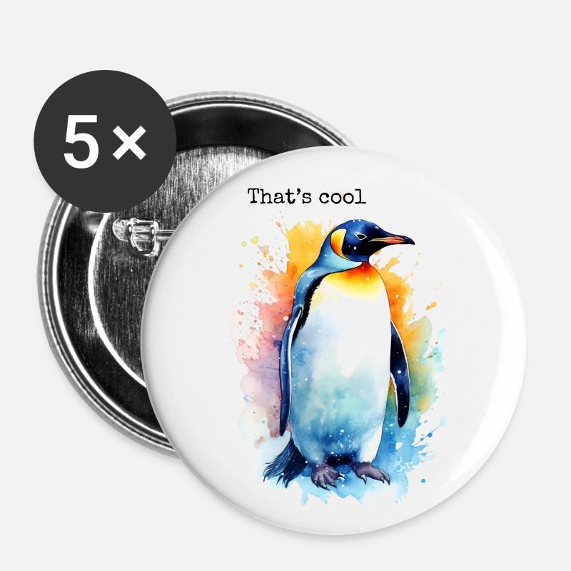 That's cool - Buttons large 2.2''/56 mm (5-pack) - white