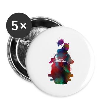 Bobsleigh sport art #bobsleigh #sport - Buttons large 2.2''/56 mm (5-pack) - white - Front