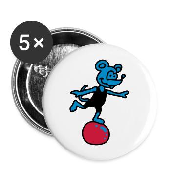 sporting mouse 3 - Buttons large 2.2''/56 mm (5-pack) - white - Front