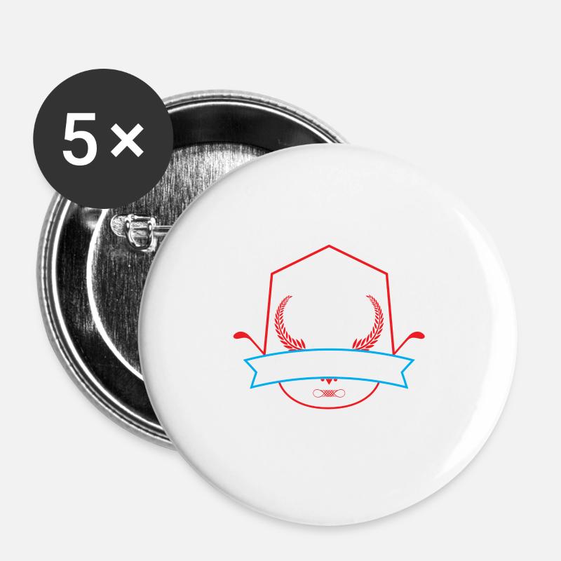 Narcos Golf Masters - Buttons large 2.2''/56 mm (5-pack) - white
