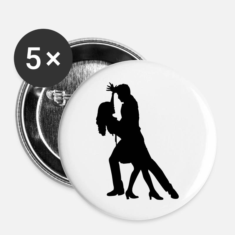 salsa - Buttons large 2.2''/56 mm (5-pack) - white