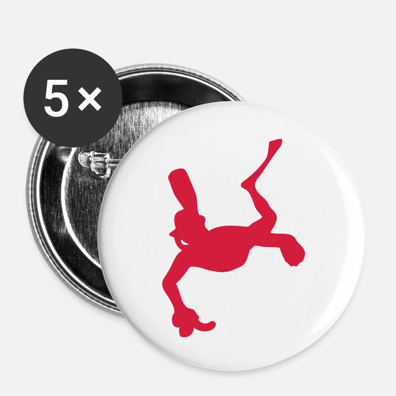 underwater1 Underwater Hockey - Buttons large 2.2''/56 mm (5-pack) - white