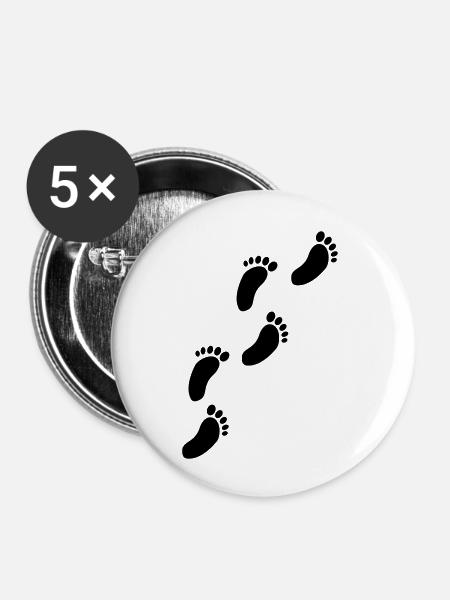 Strand - Buttons groß 56 mm (5er Pack) - Weiß