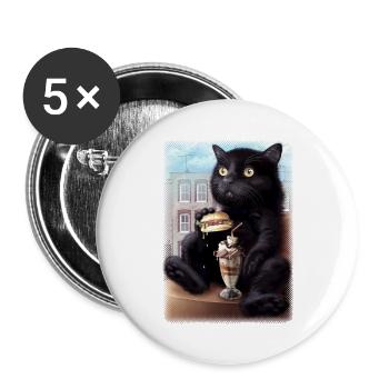 CAESAR 2019 - Buttons groß 56 mm (5er Pack) - Weiß - Vorne