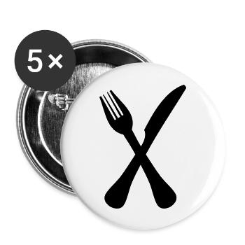 cutlery - Buttons large 2.2''/56 mm (5-pack) - white - Front