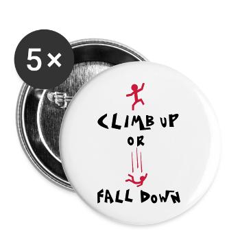 climb up - Buttons large 2.2''/56 mm (5-pack) - white - Front
