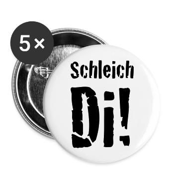 schleich di - Buttons groß 56 mm (5er Pack) - Weiß - Vorne