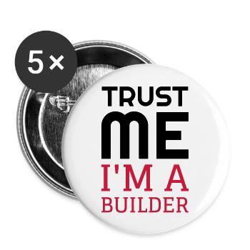 Maneuver / Builder / Manöver / Manoeuvre - Buttons large 2.2''/56 mm (5-pack) - white - Front