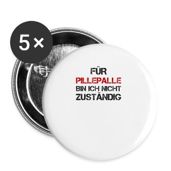 arbeit, sprüche, geschenk, geschenkidee, büro - Buttons groß 56 mm (5er Pack) - Weiß - Vorne